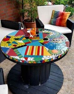 Mosaico Geométrico Abstrato