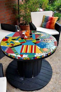 Mosaico Geométrico Abstrato