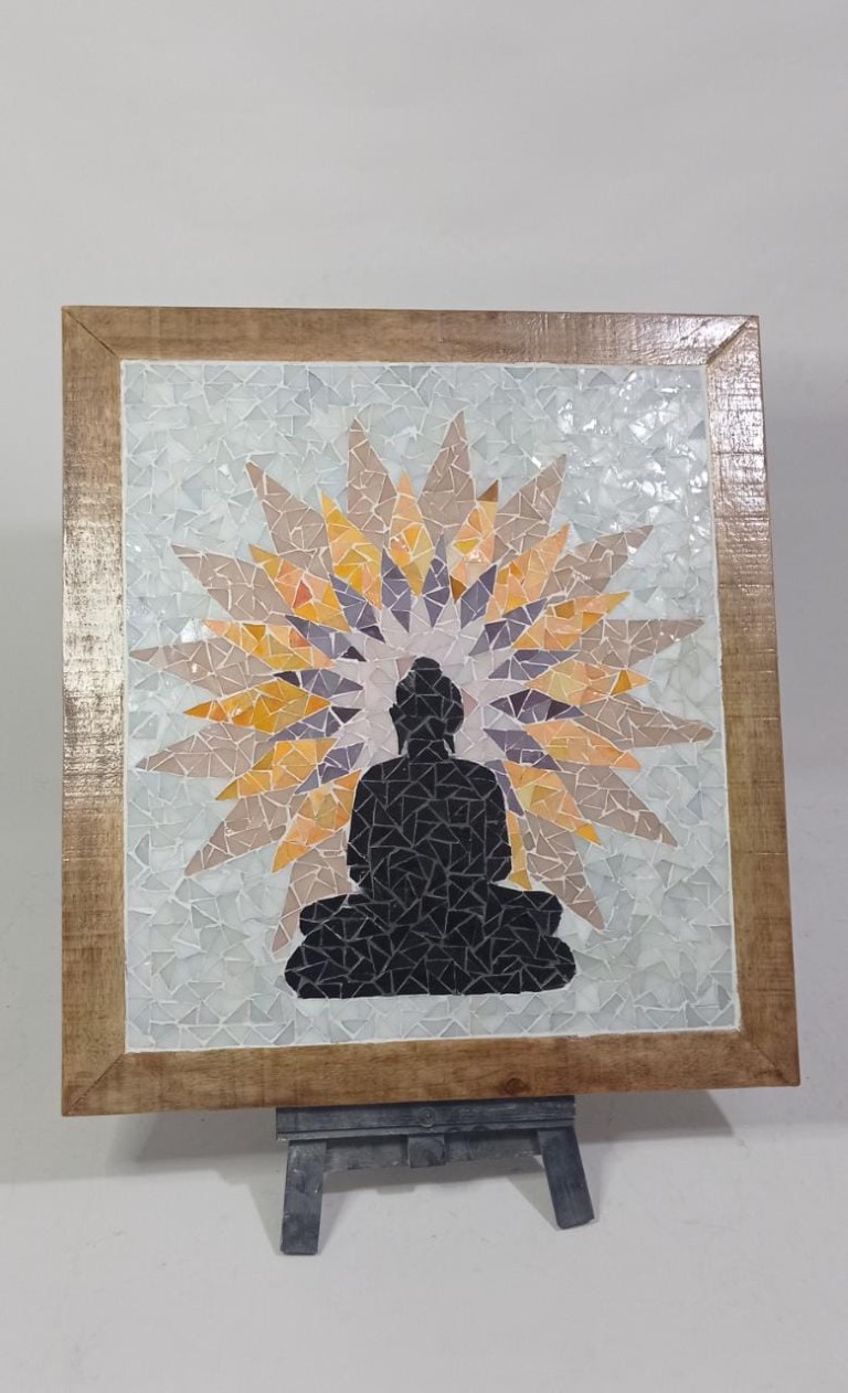 Quadro Buda em Mosaico