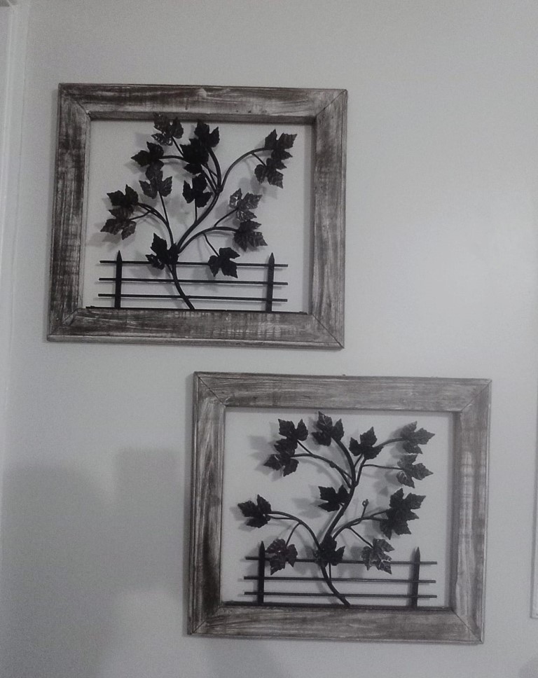 Quadro em Mosaico Floral Rústico