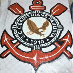 Mosaico Personalizado Símbolo Esportivo Corinthias