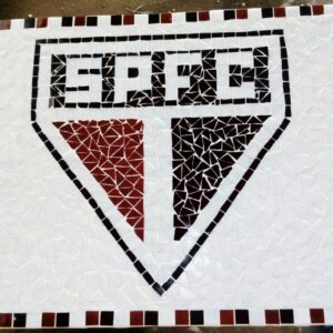 Mosaico Símbolo Esportivo Personalizado Sao Paulo