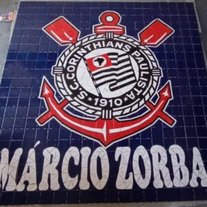 Mosaico Personalizado Nome e Emblema