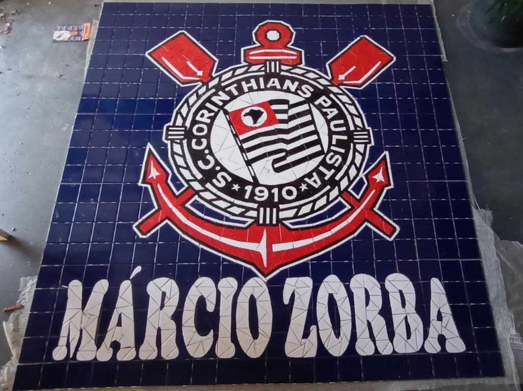 Mosaico Personalizado Nome e Emblema