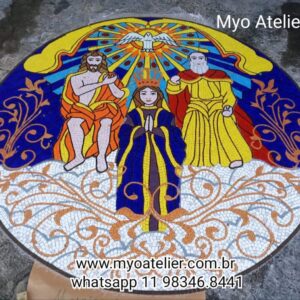 Mosaico Santíssima Trindade Artesanal