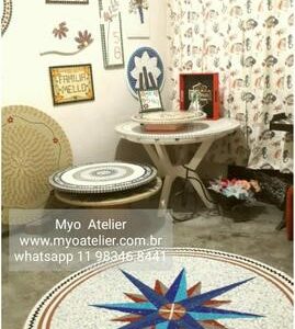 Mosaico Rosa dos Ventos