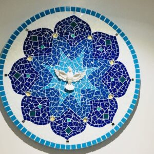 Mandala em Mosaico Religiosa Espírito Santo