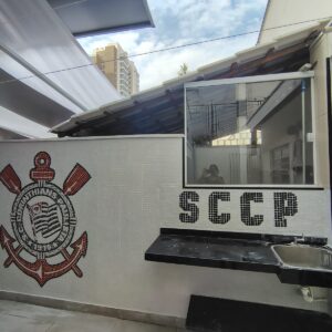 Escudo Corinthians em Mosaico