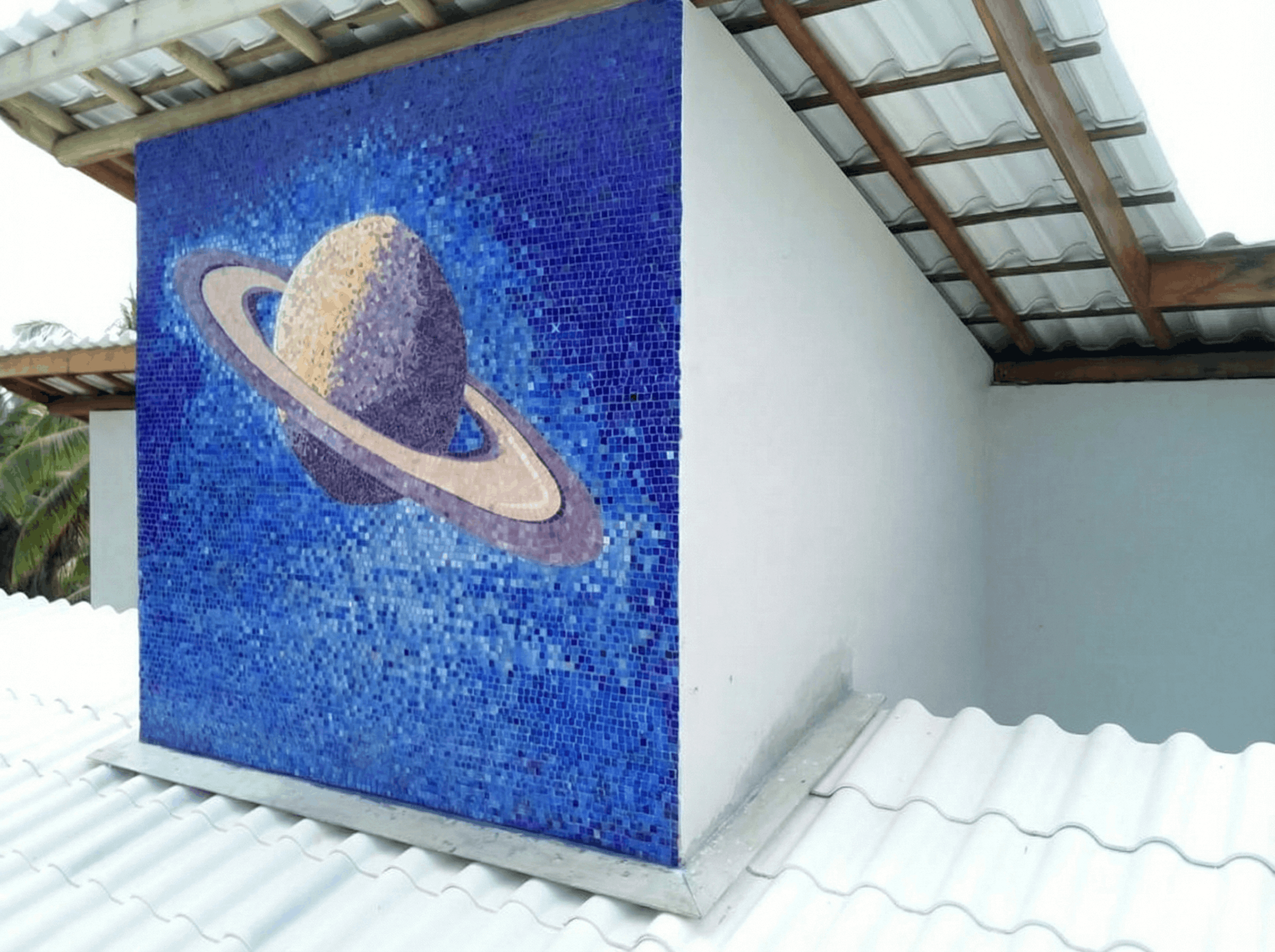 saturno mosaico