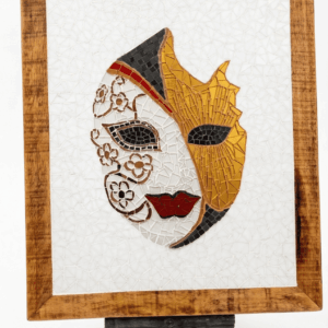 Quadro Máscara Veneziana em Mosaico