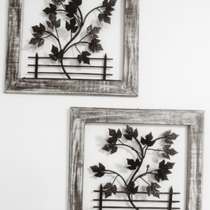 Quadro em Mosaico Floral Rústico