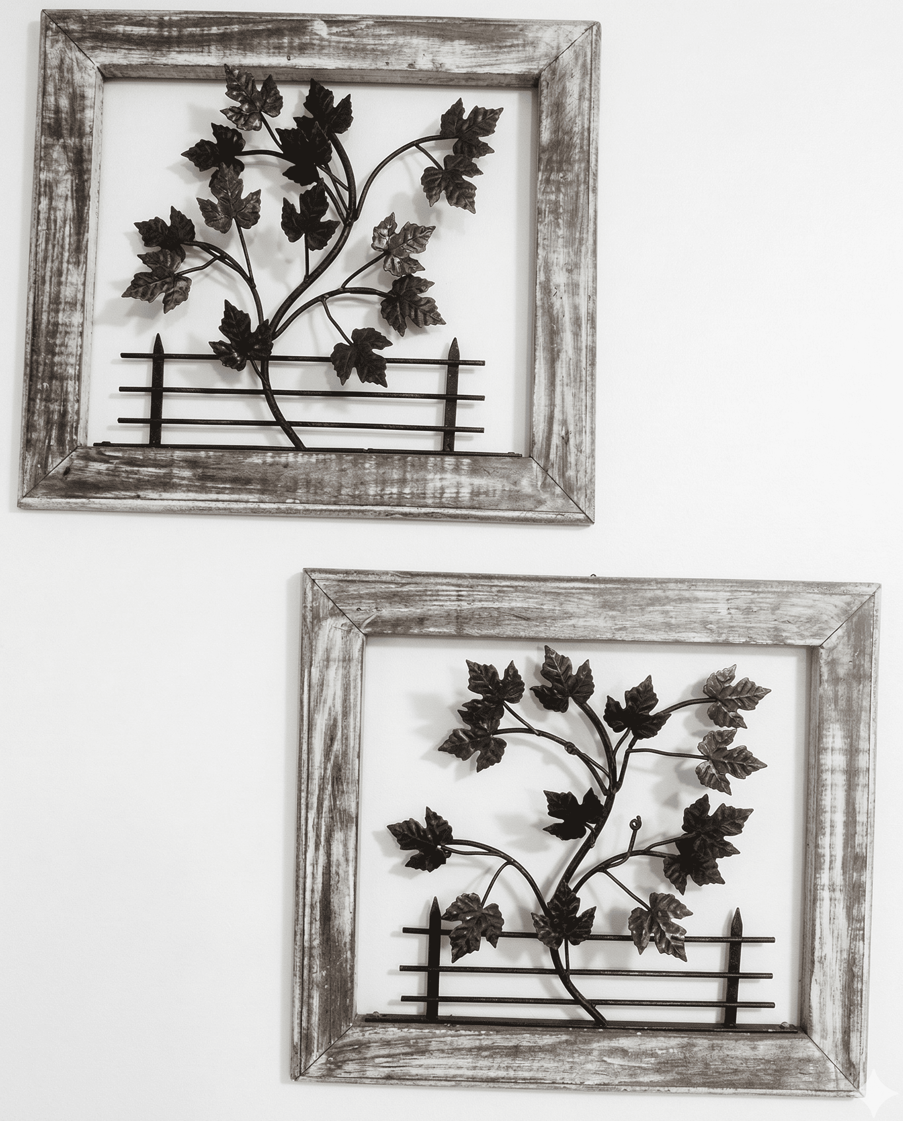 Quadro em Mosaico Floral Rústico