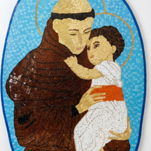 Mosaico Santo Antônio com Menino Jesus