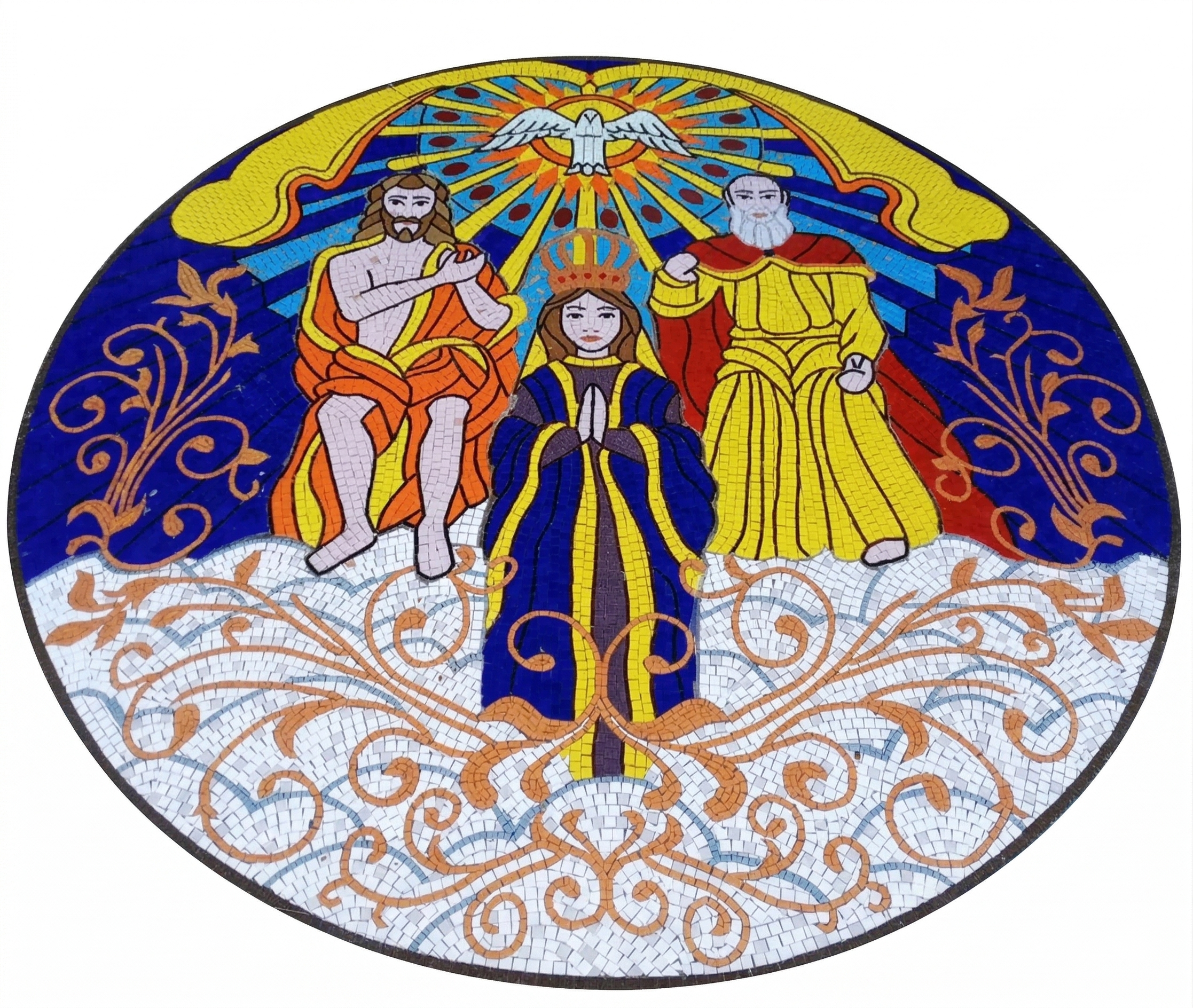 Mosaico Santíssima Trindade Artesanal