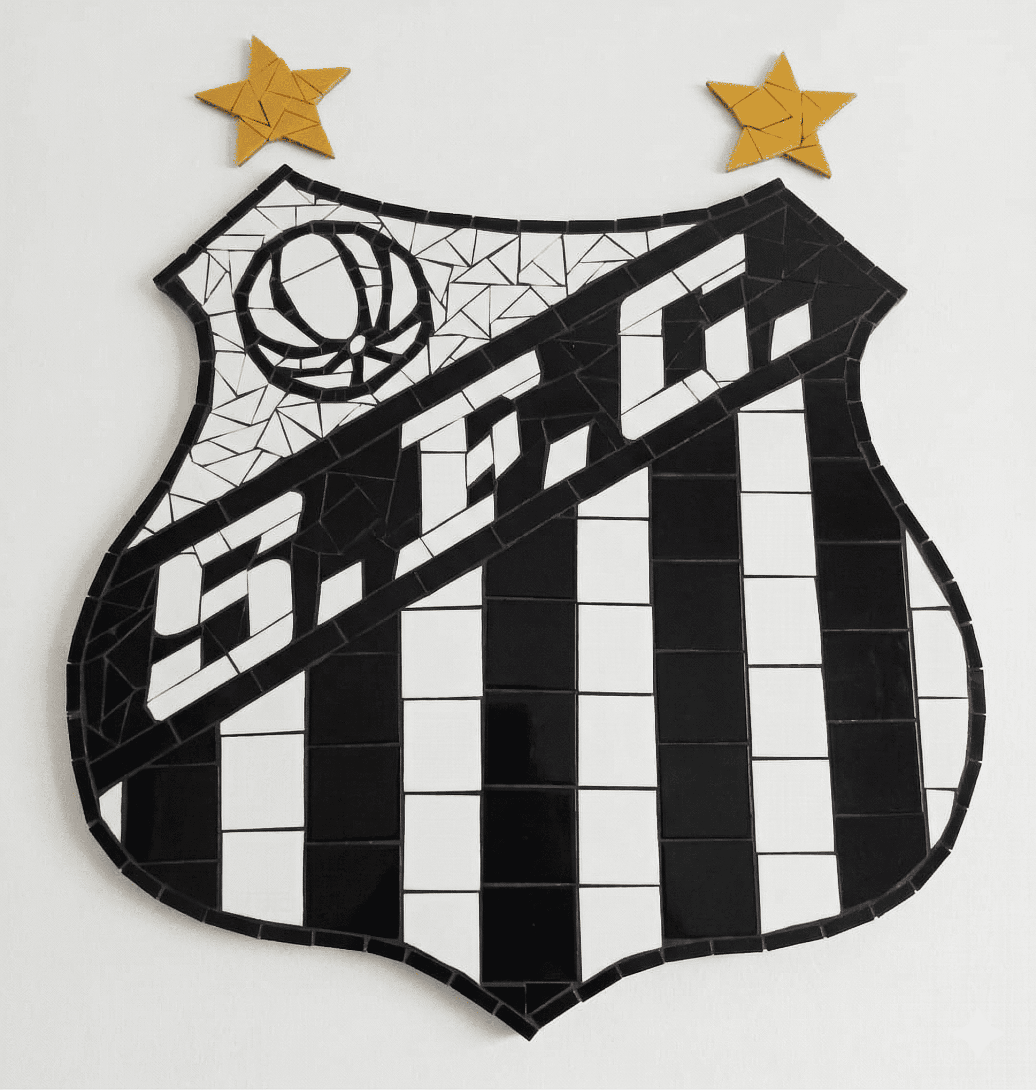 Mosaico Símbolo Esportivo Santos