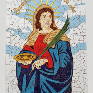 Painel Em Mosaico Santa Luzia