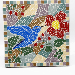 Quadro Floral em Mosaico