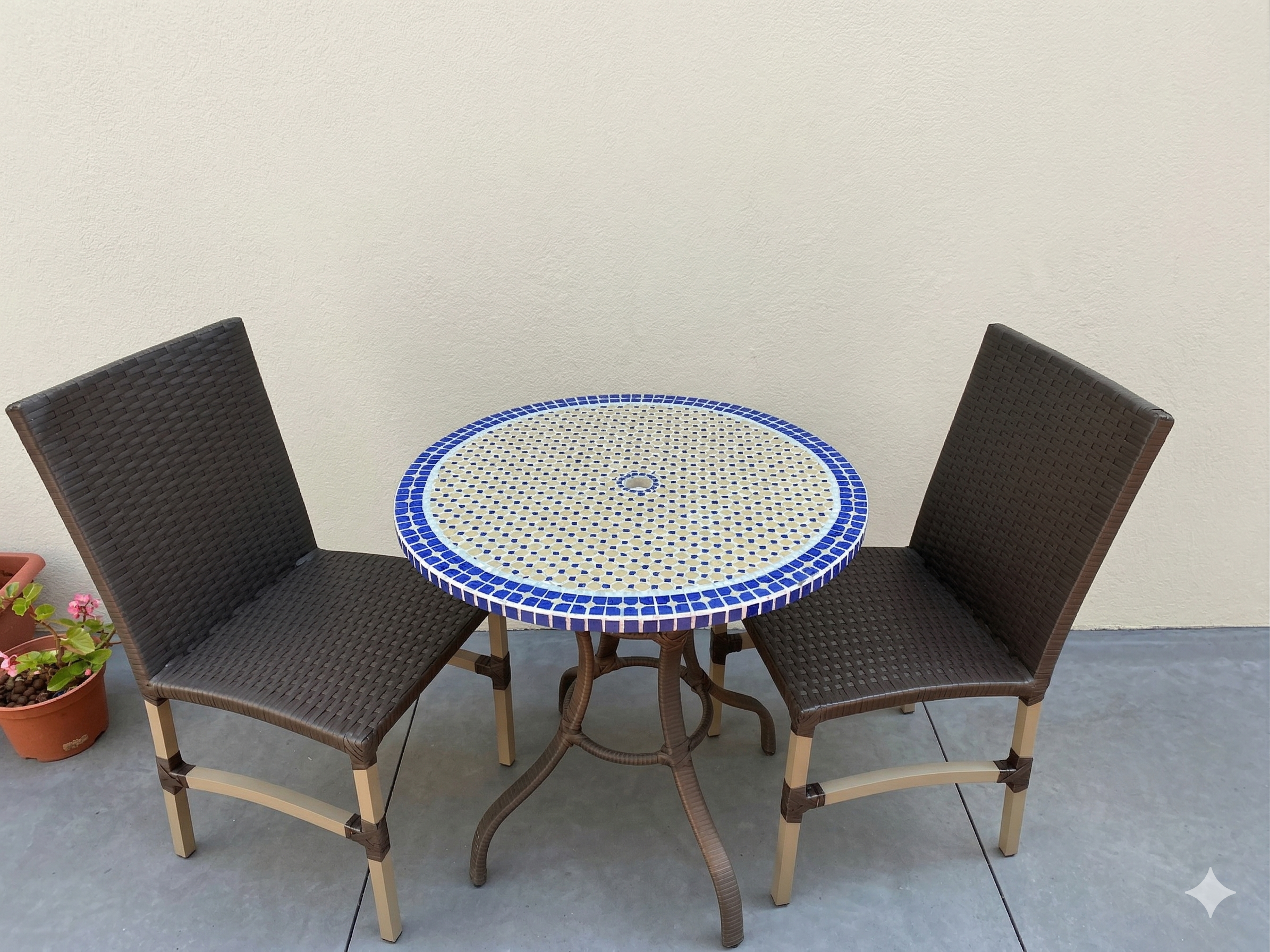 Conjunto de Mesa em Mosaico