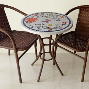Conjunto de Mesa em Mosaico