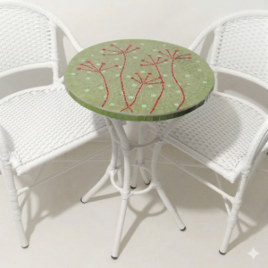 Conjunto de Mesa em Mosaico