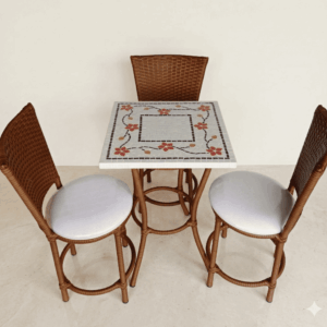 Conjunto de Mesa em Mosaico