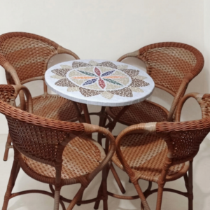 Conjunto de Mesa em Mosaico