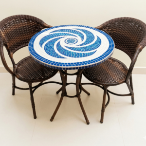 Conjunto de Mesa em Mosaico