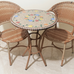 Conjunto de Mesa em Mosaico