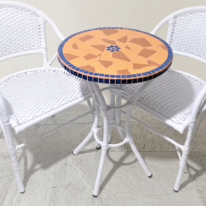 Conjunto de Mesa em Mosaico