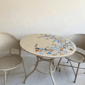 Conjunto de Mesa em Mosaico
