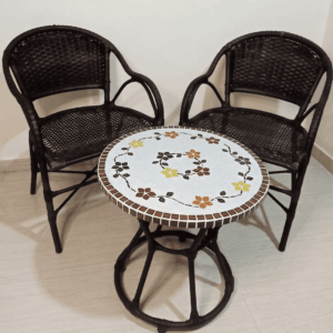 Conjunto de Mesa em Mosaico