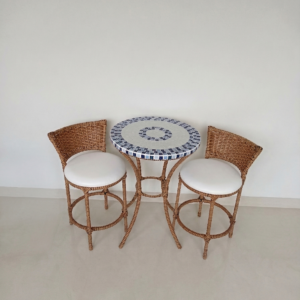 Conjunto de Mesa em Mosaico
