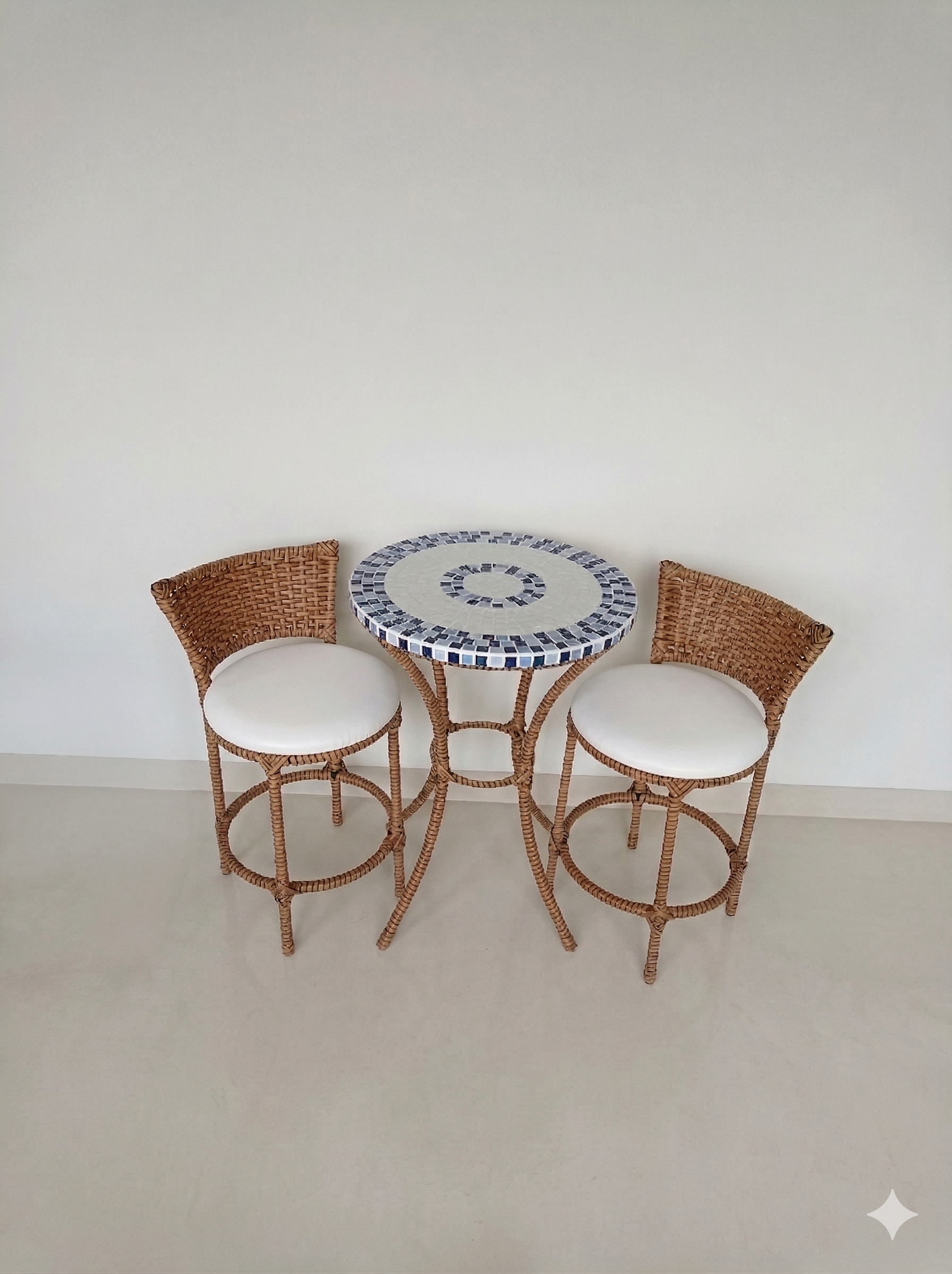 Conjunto de Mesa em Mosaico