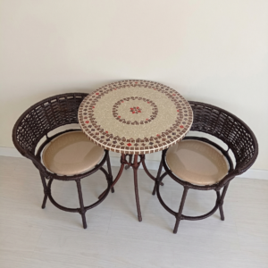 Conjunto de Mesa em Mosaico
