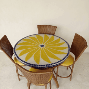 Conjunto de Mesa em Mosaico