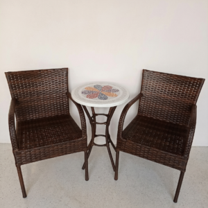 Conjunto de Mesa em Mosaico