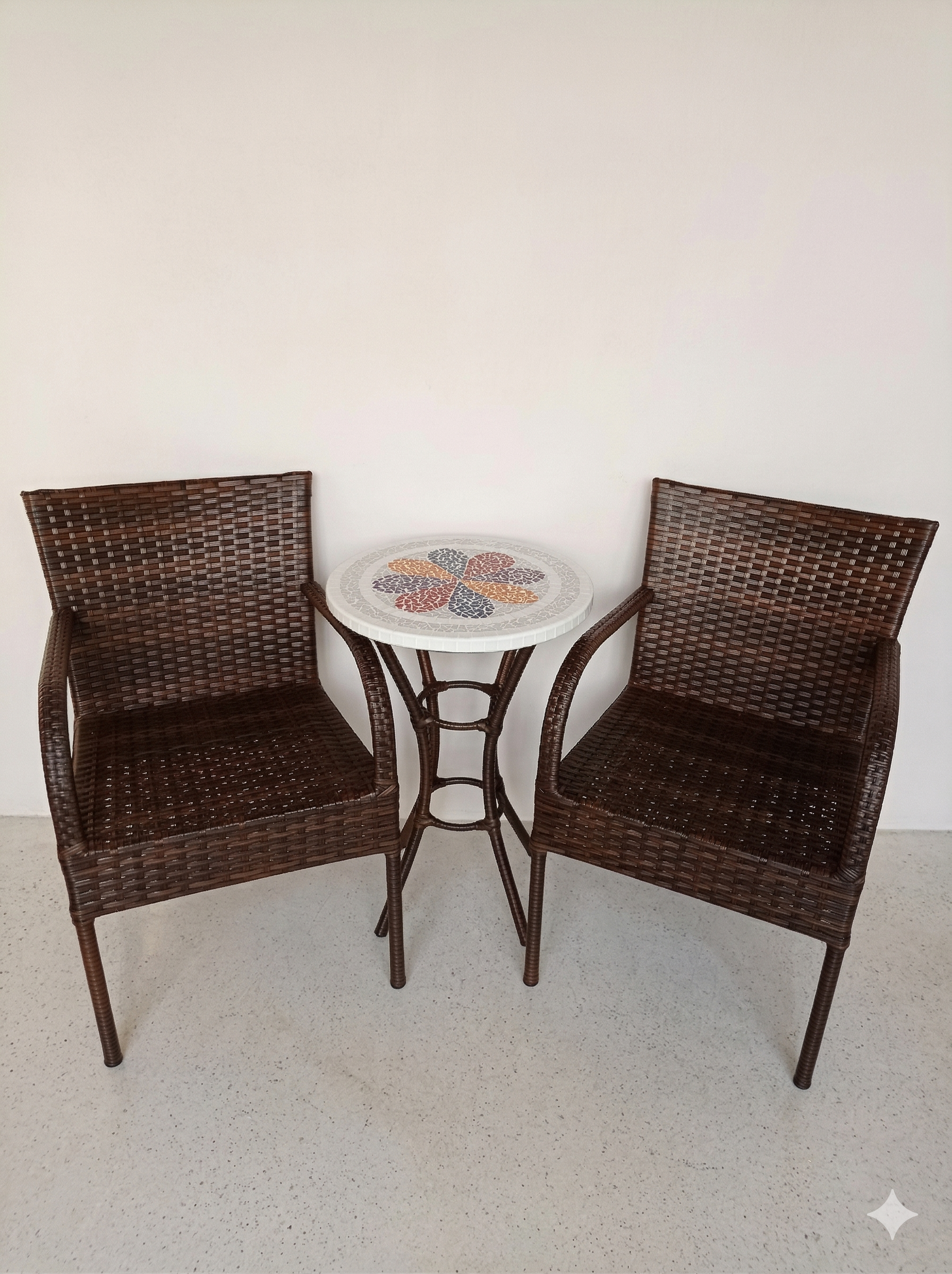 Conjunto de Mesa em Mosaico