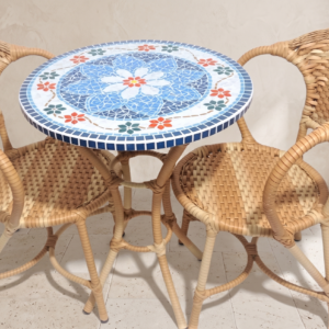 Conjunto de Mesa em Mosaico