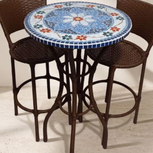 Conjunto de Mesa em Mosaico