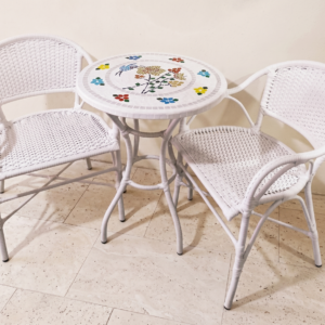 Conjunto de Mesa em Mosaico