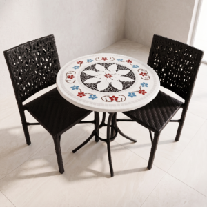 Conjunto de Mesa em Mosaico
