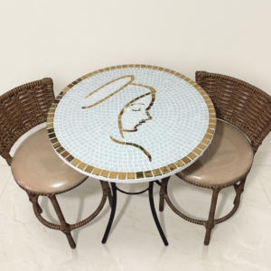 Conjunto de Mesa em Mosaico