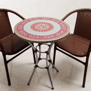 Conjunto de Mesa em Mosaico