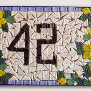 Mosaico Placa Número Residencial