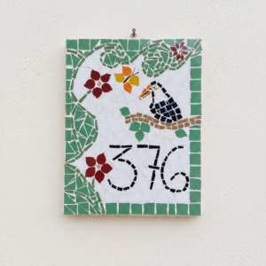 Mosaico Placa Número Residencial