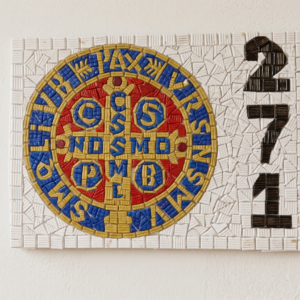 Mosaico Placa Número Residencial