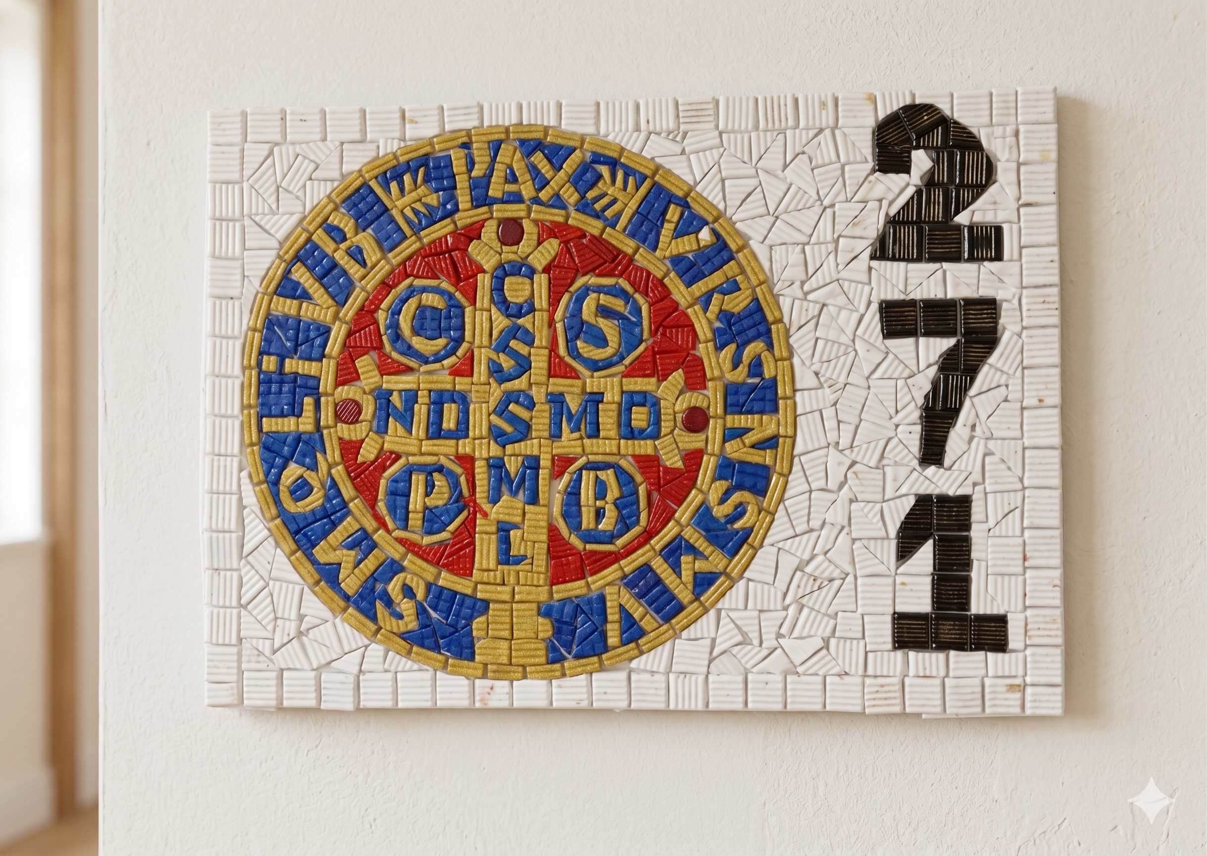 Mosaico Placa Número Residencial