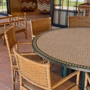 Conjunto de Mesa em Mosaico Marroquino
